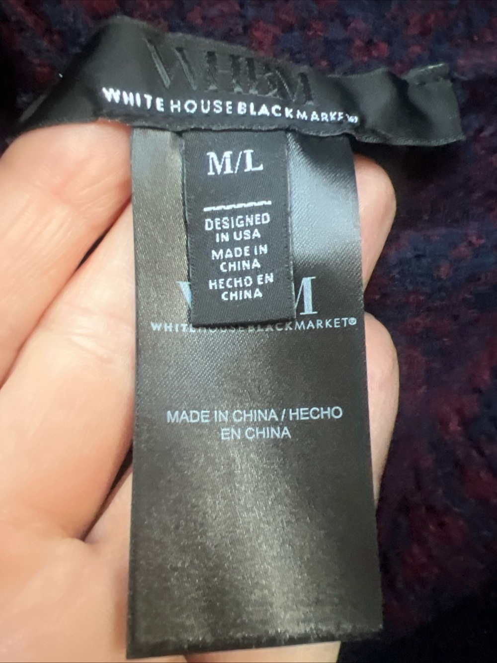 White House Black Market Ombre Draped Neck Poncho Sweater  M\L - Picture 8 of 13